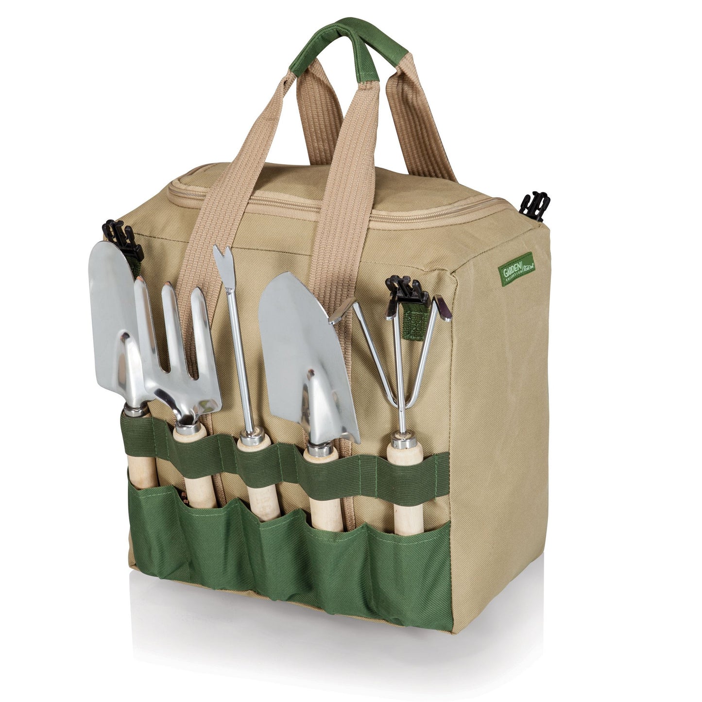 Picnic Time Gardener Folding Seat with Tools - Set of 2