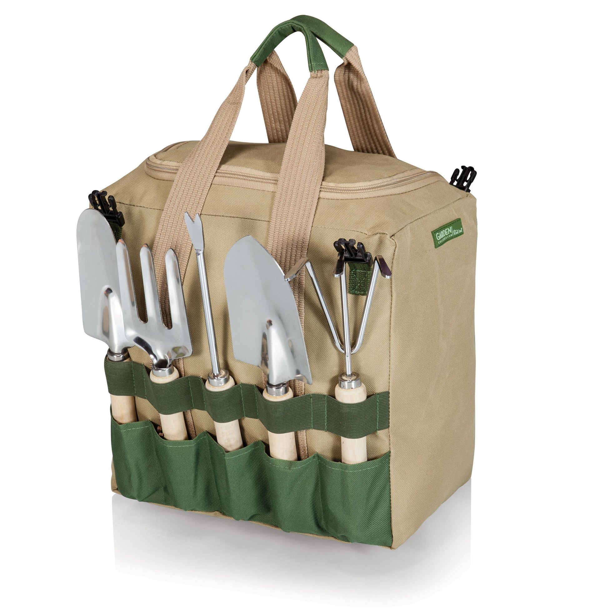 Picnic Time Gardener Folding Seat with Tools - Set of 2