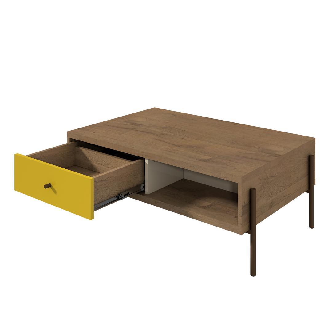 Manhattan Comfort Joy Double-sided 2-Drawer End Table