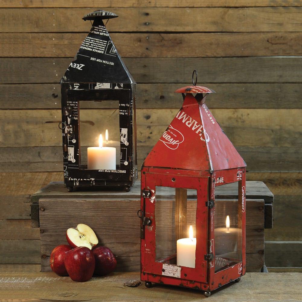 HomArt Reclaimed Metal Gatehouse Lantern