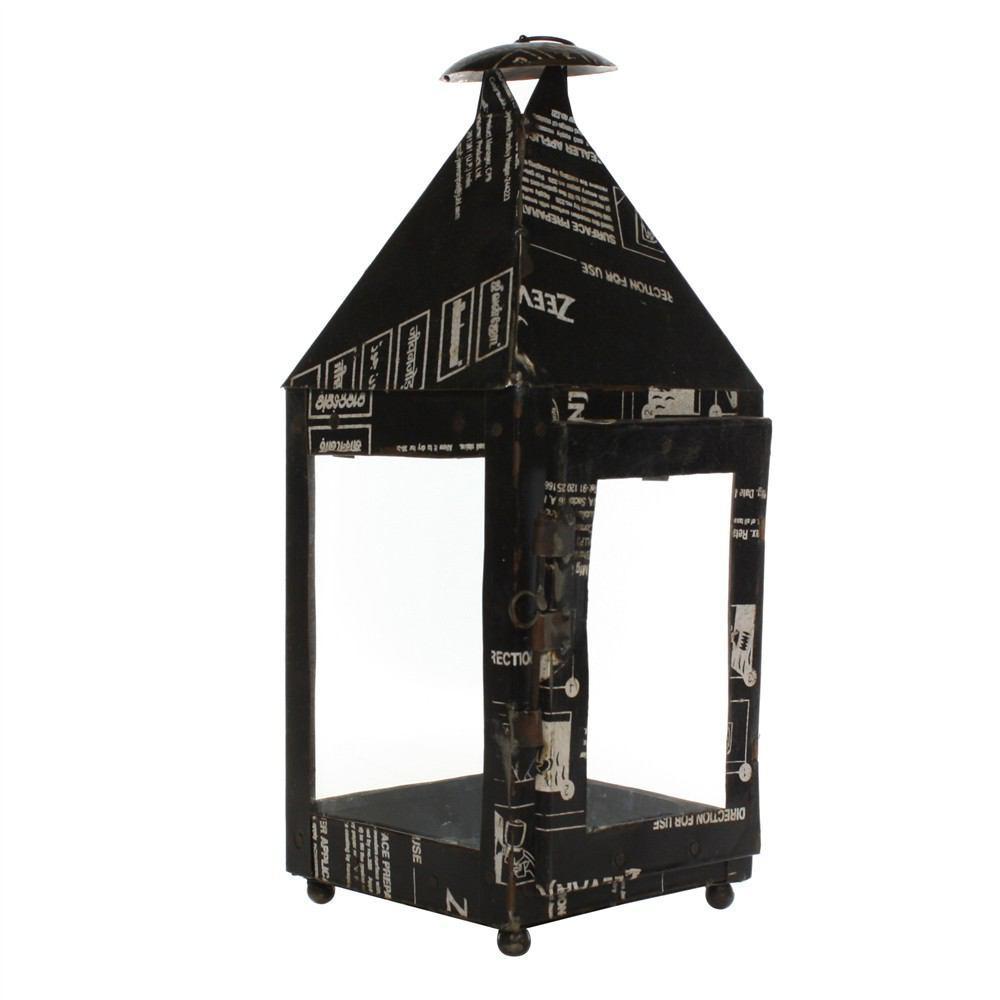 HomArt Reclaimed Metal Gatehouse Lantern - Feature Image