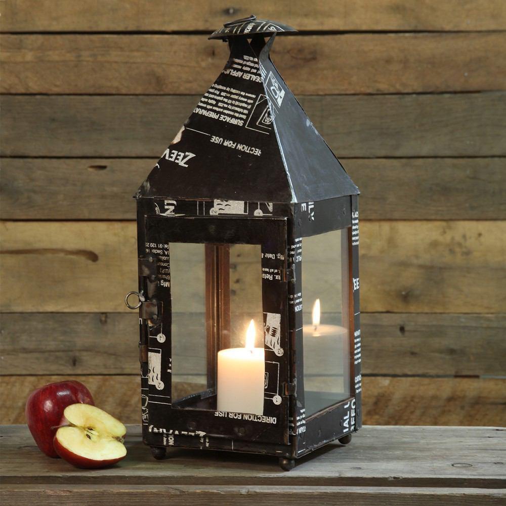 HomArt Reclaimed Metal Gatehouse Lantern