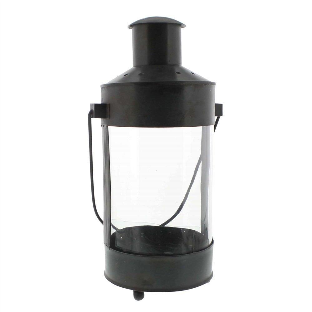 HomArt Revere Metal Lantern - Black Waxed - Feature Image