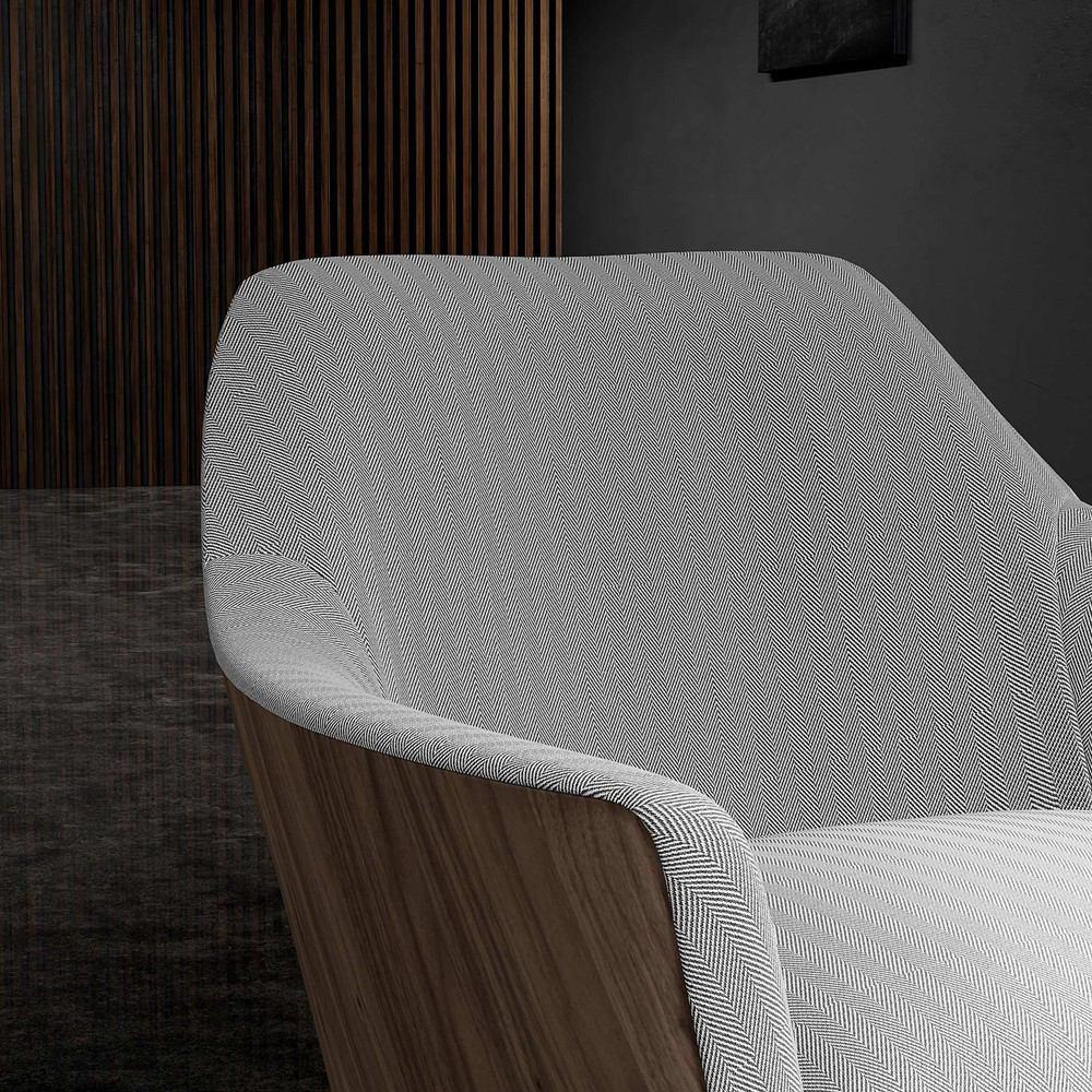 Modloft Henry Lounge Chair and Ottoman