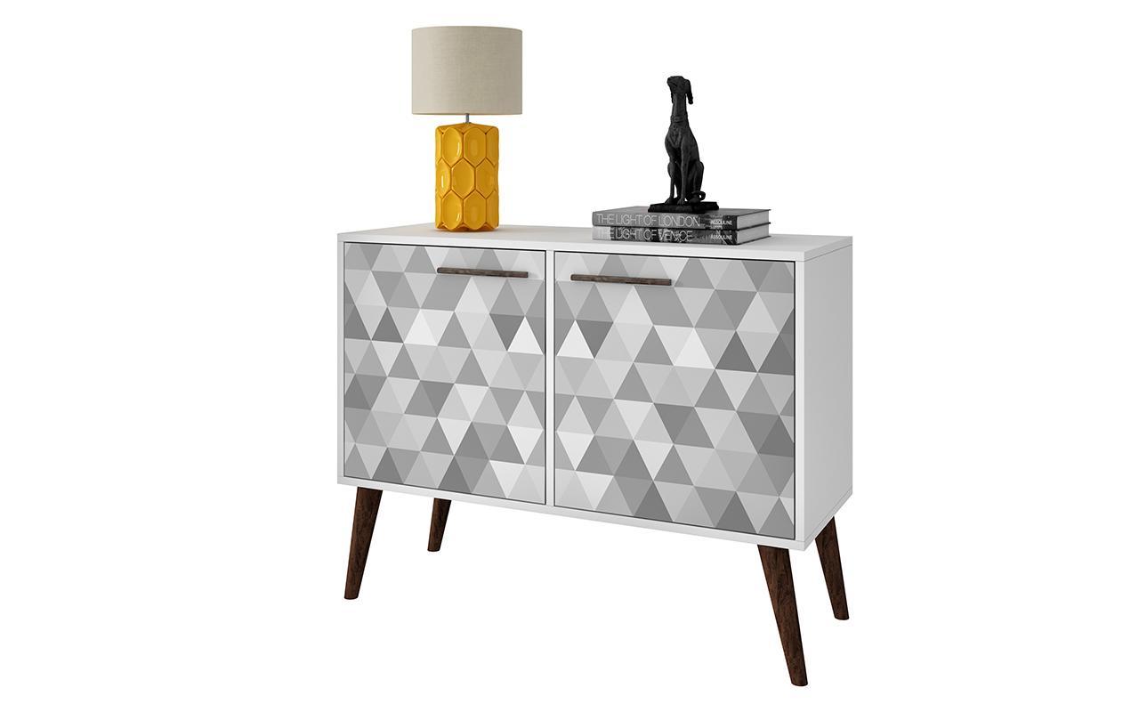 Manhattan Comfort Avesta Geometric 3.0 Side Table