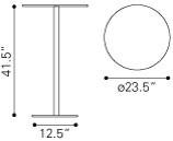 Zuo Cyclone Bar Table