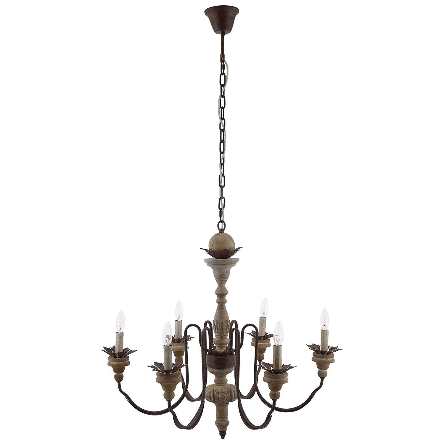 Modway Bountiful Vintage French Pendant Ceiling Light Candelabra Chandelier | Chandeliers | 