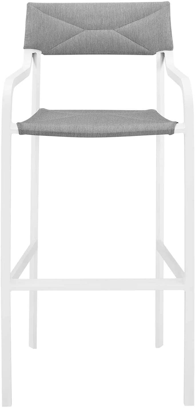 Modway Raleigh Outdoor Patio Aluminum Bar Stool Set of 2 | Bar Stools | Modishstore-11