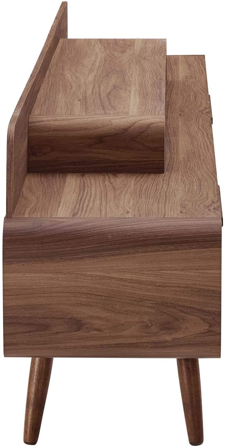 Modway Omnistand 2 Piece Entertainment Center in Walnut Gray | TV Stands | Modishstore-2