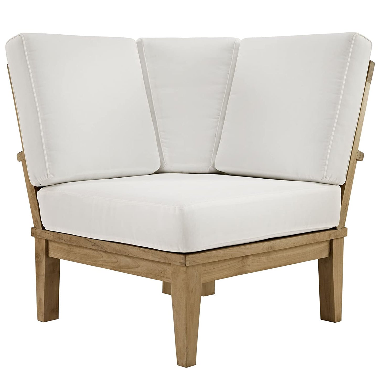 Modway Marina 6 Piece Outdoor Patio Teak Sofa Set | Outdoor Sofas, Loveseats & Sectionals | Modishstore-3