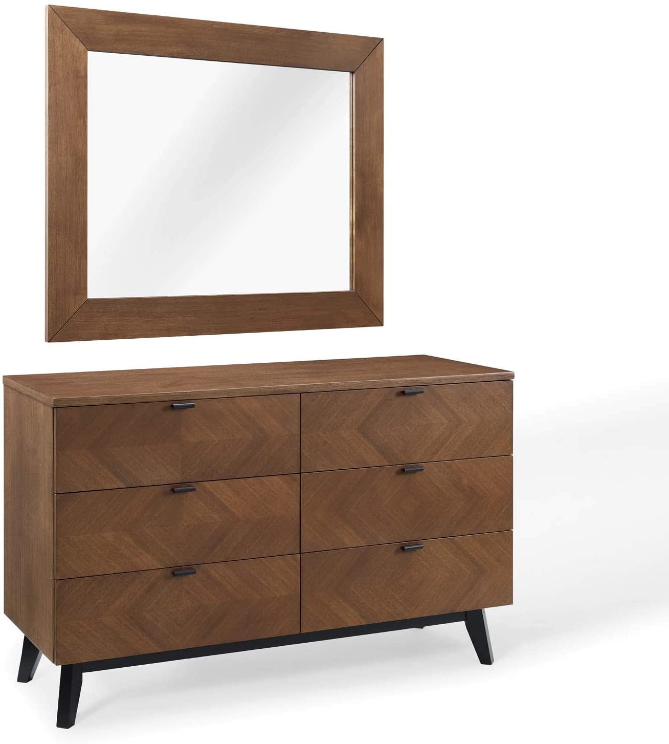 Modway Kali 2 Piece Bedroom Set in Walnut | Bedroom Sets | Modishstore-2