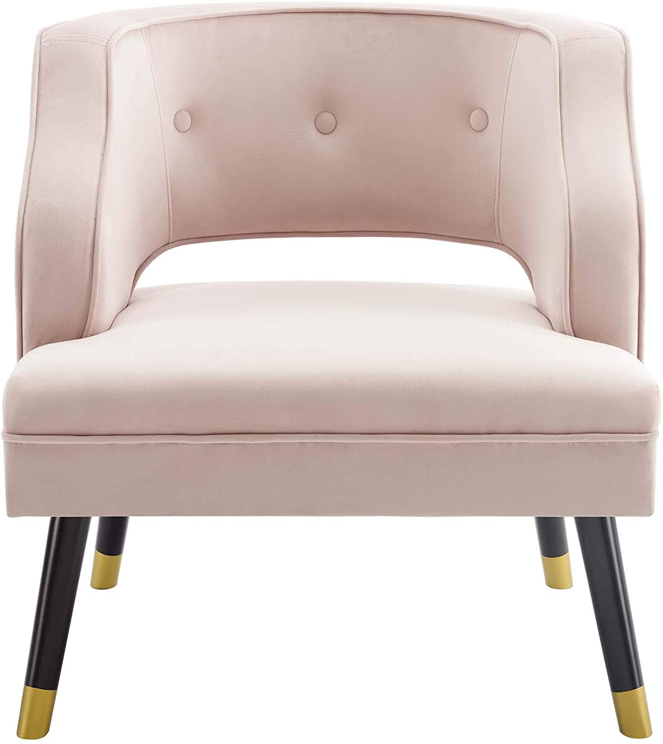 Modway Traipse Button Tufted Open Back Performance Velvet Armchair | Armchairs | Modishstore-35