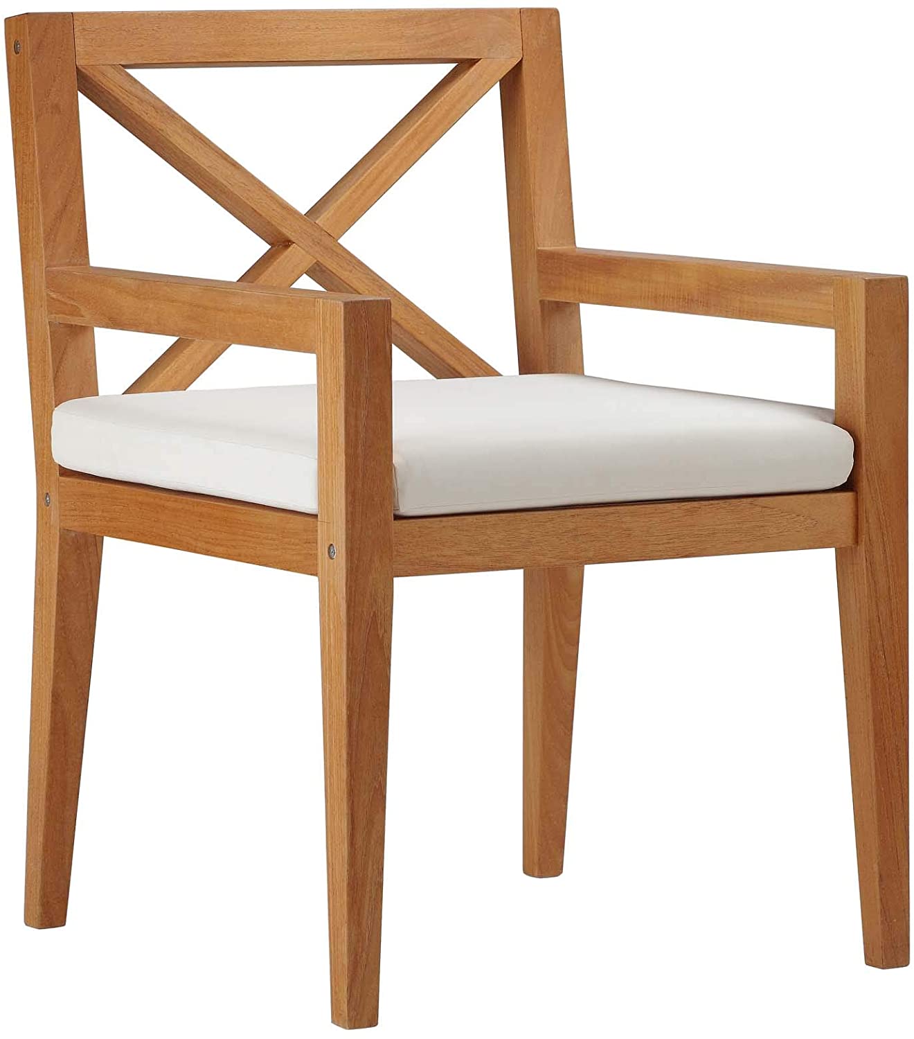 Modway Northlake Outdoor Patio Premium Grade A Teak Wood Dining Armchair | Armchairs | Modishstore-3