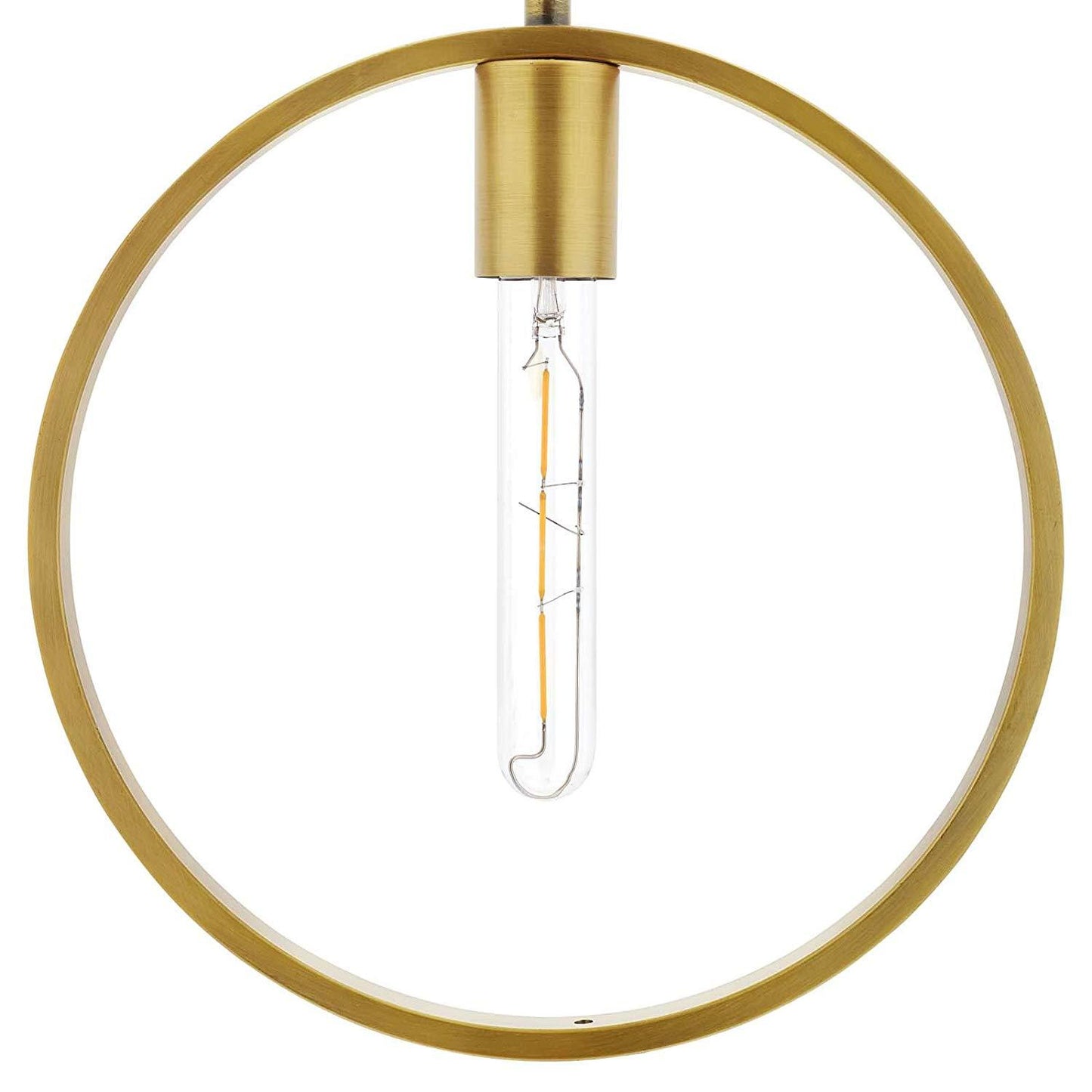 Modway Orbit Brass Ceiling Pendant Light