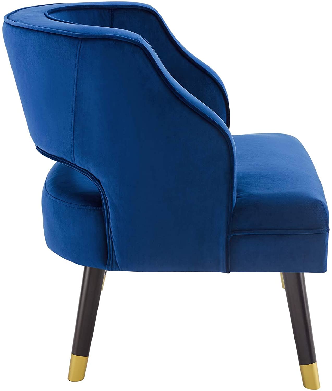 Modway Traipse Button Tufted Open Back Performance Velvet Armchair | Armchairs | Modishstore-17