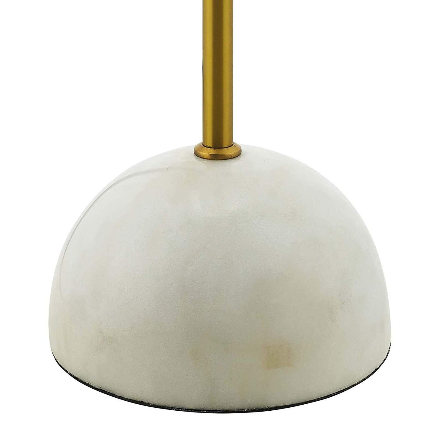 Modway Convey Bronze and White Marble Floor Lamp