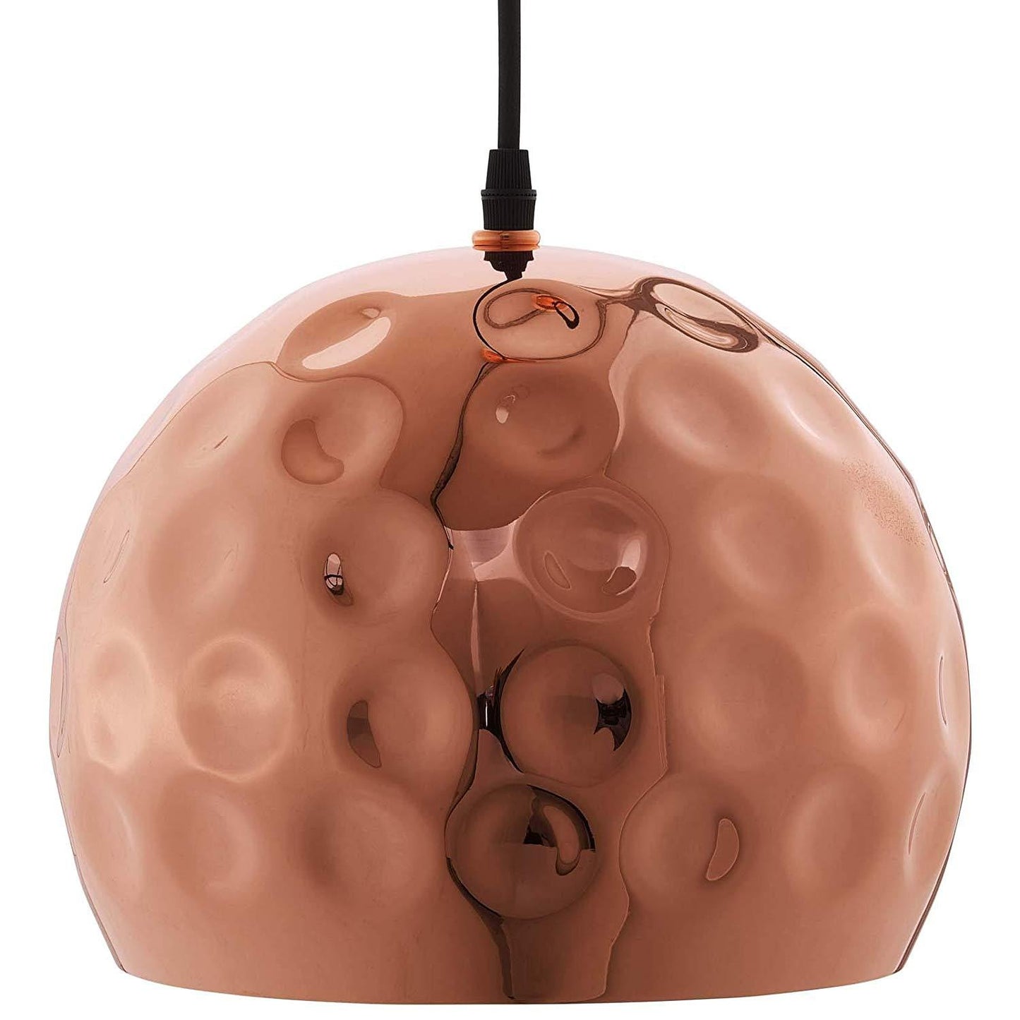Modway Dimple 10" Half-Sphere Rose Gold Pendant Light