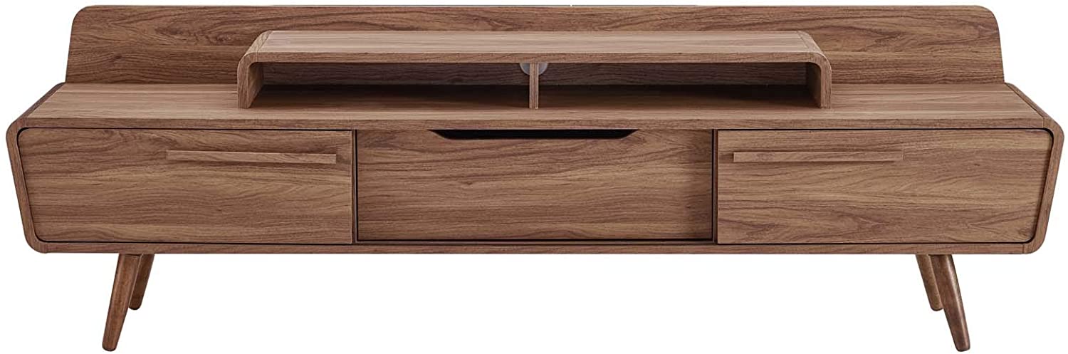 Modway Omnistand 2 Piece Entertainment Center in Walnut Gray | TV Stands | Modishstore-3
