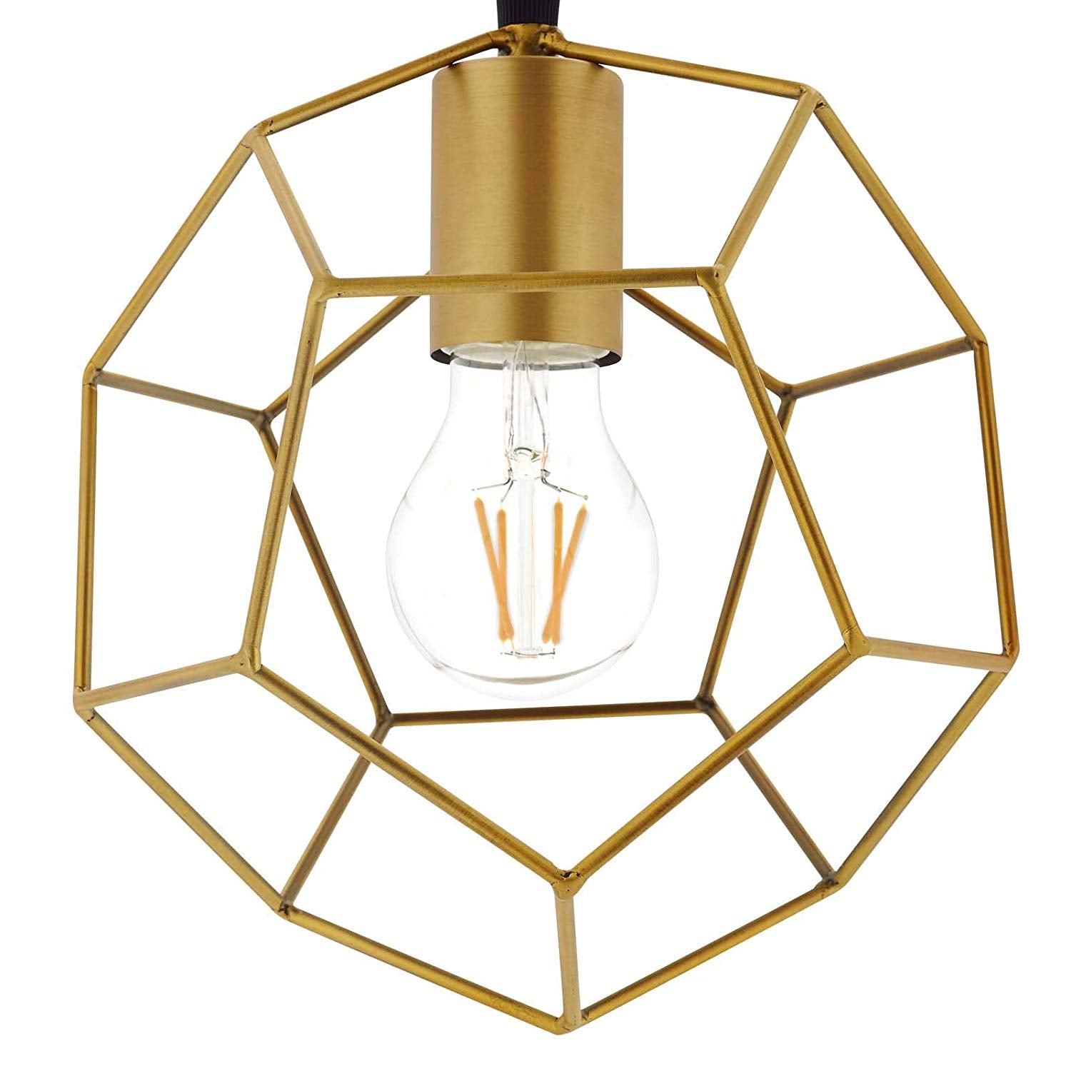 Modway Pique Rose Gold Metal Ceiling Fixture | Ceiling Lamps | Modishstore-3