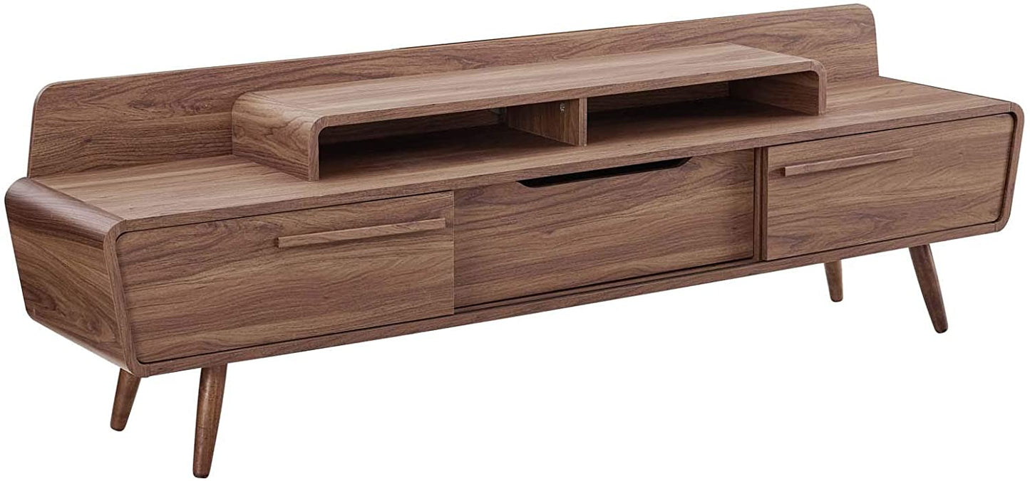 Modway Omnistand 2 Piece Entertainment Center in Walnut Gray | TV Stands | Modishstore-4
