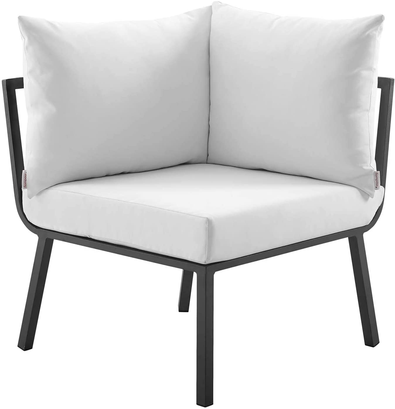 Modway Riverside 2 Piece Outdoor Patio Aluminum Sectional Sofa Set | Outdoor Sofas, Loveseats & Sectionals | Modishstore-12