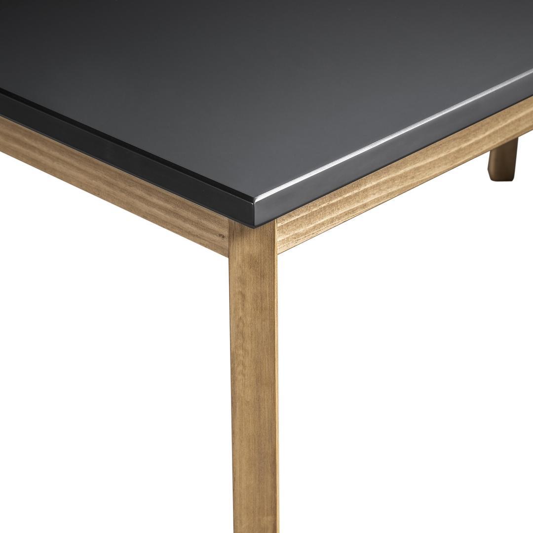Manhattan Comfort Rustic Mid-Century Modern Jackie 6-Seating Dining Table