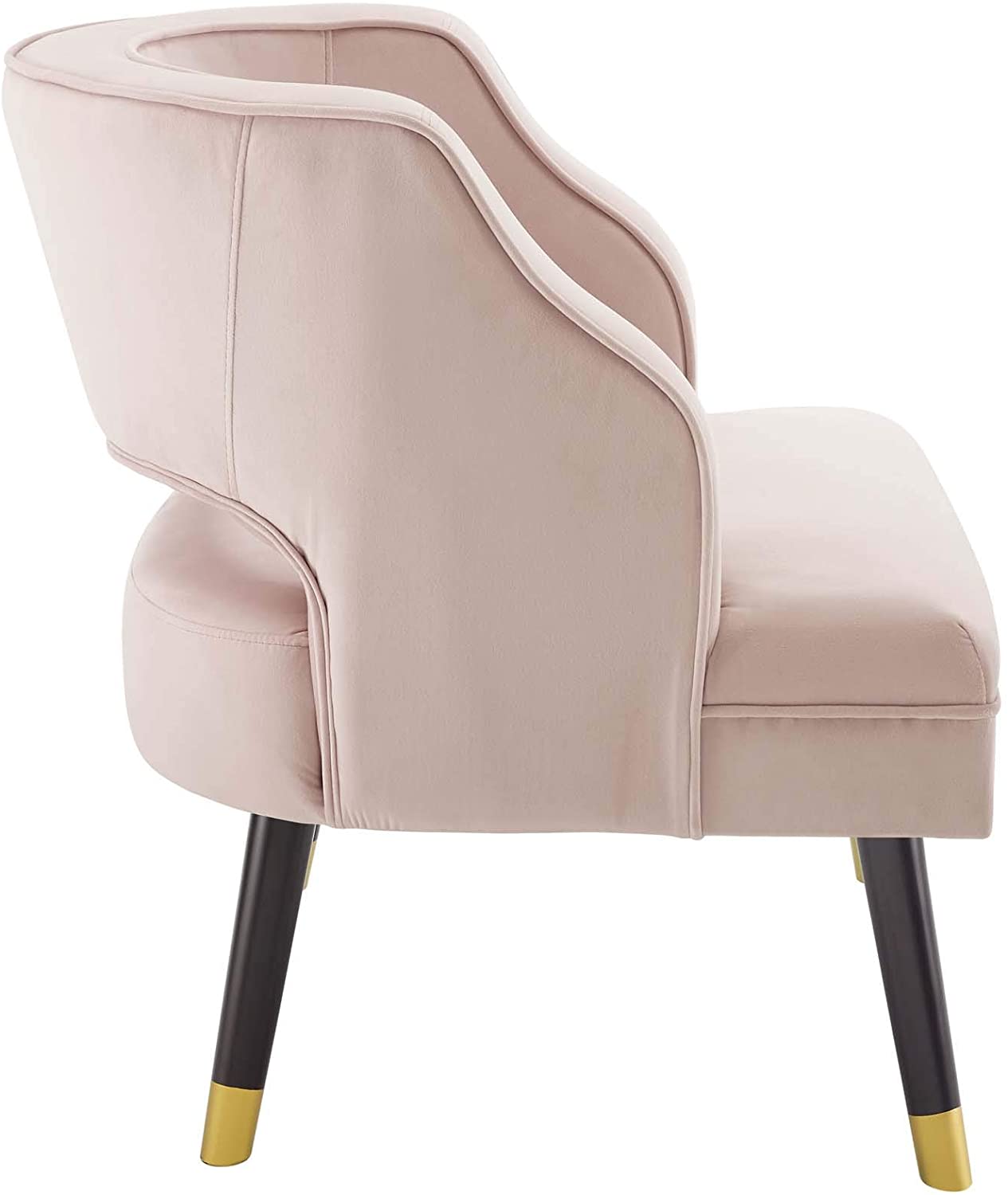 Modway Traipse Button Tufted Open Back Performance Velvet Armchair | Armchairs | Modishstore-34