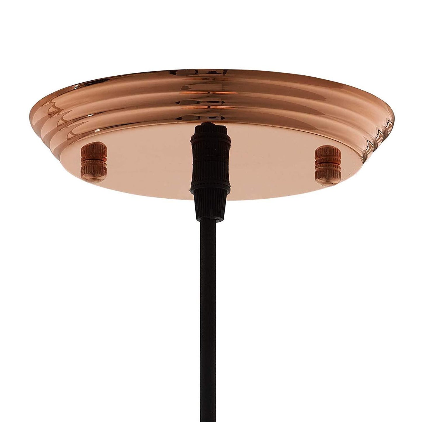 Modway Dimple 10" Half-Sphere Rose Gold Pendant Light