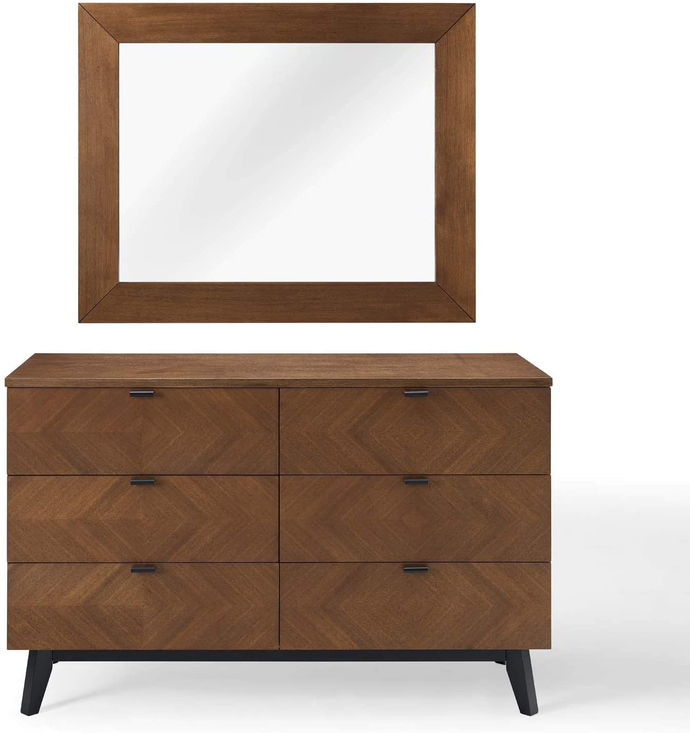 Modway Kali 2 Piece Bedroom Set in Walnut | Bedroom Sets | Modishstore-4