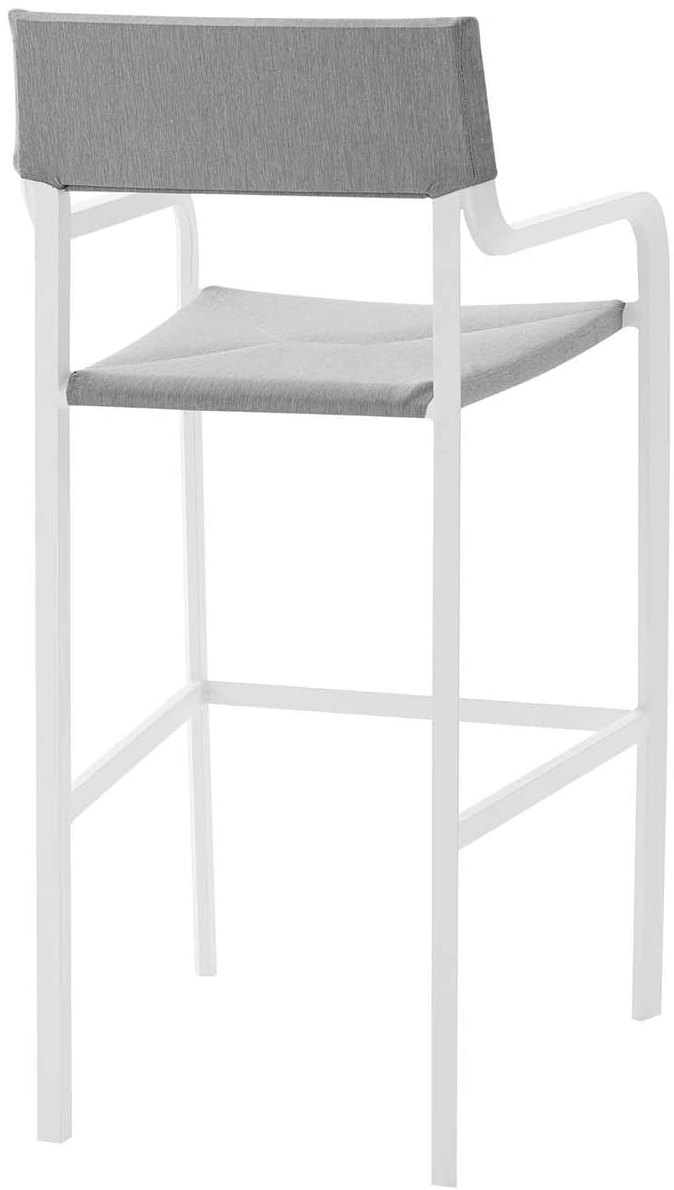 Modway Raleigh Outdoor Patio Aluminum Bar Stool Set of 2 | Bar Stools | Modishstore-12