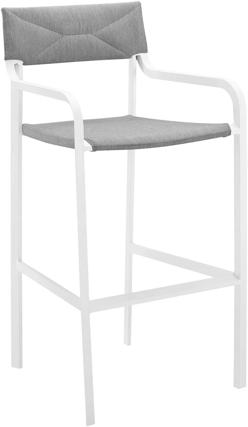 Modway Raleigh Outdoor Patio Aluminum Bar Stool Set of 2 | Bar Stools | Modishstore-13