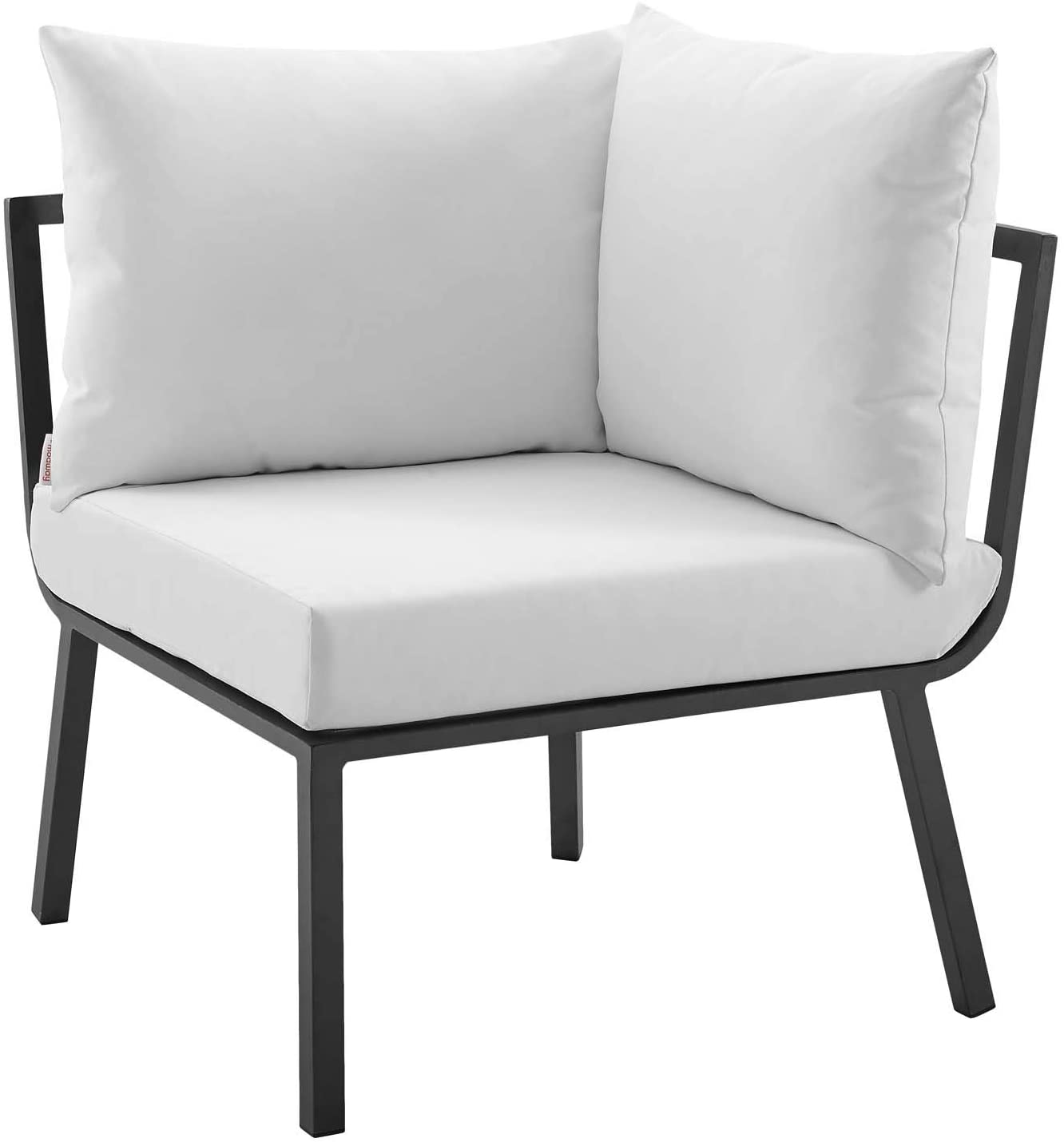 Modway Riverside 3 Piece Outdoor Patio Aluminum Sectional Sofa Set | Outdoor Sofas, Loveseats & Sectionals | Modishstore-31