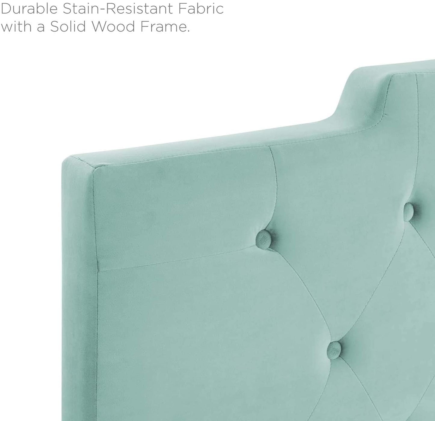 Modway Juliet Tufted Full/Queen Performance Velvet Headboard | Headboards | Modishstore-15