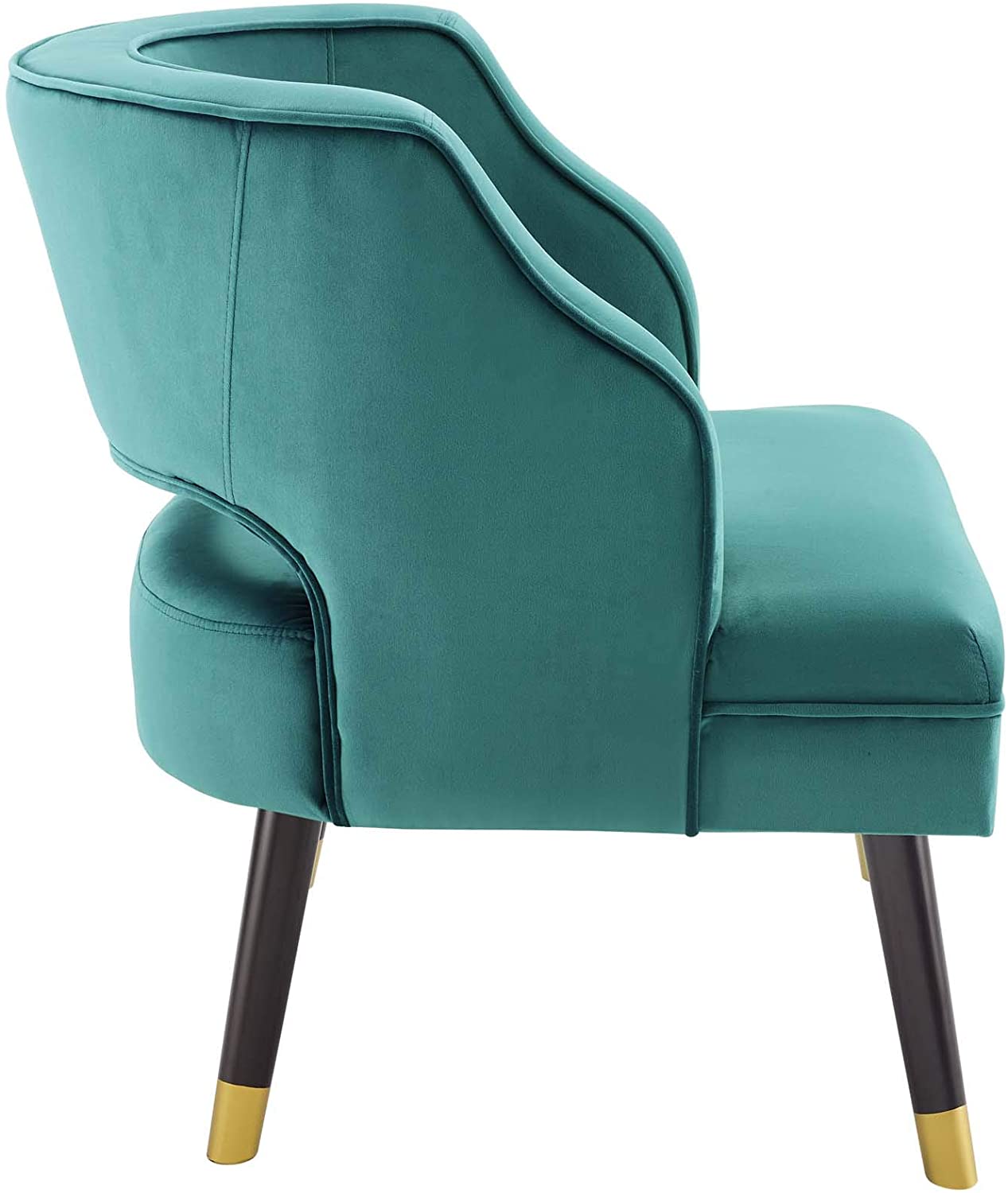 Modway Traipse Button Tufted Open Back Performance Velvet Armchair | Armchairs | Modishstore-10