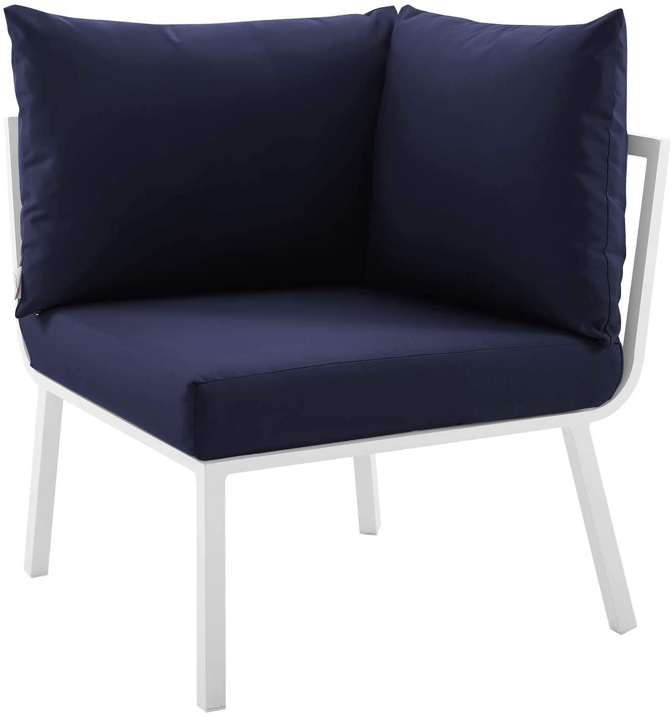 Modway Riverside 2 Piece Outdoor Patio Aluminum Sectional Sofa Set | Outdoor Sofas, Loveseats & Sectionals | Modishstore-10
