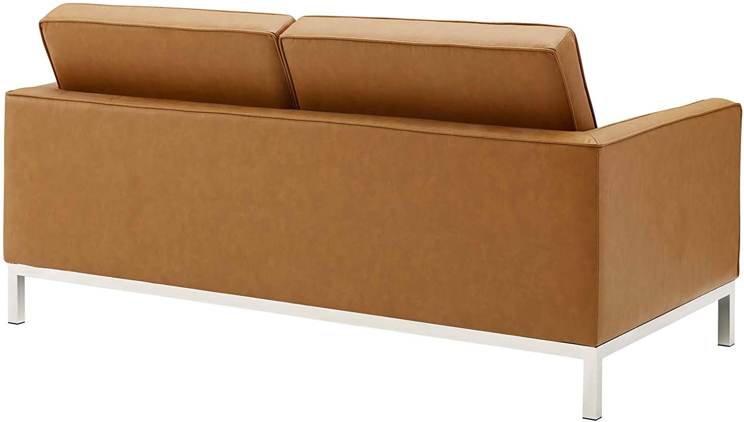 Modway Loft Tufted Upholstered Faux Leather Loveseat | Loveseats | Modishstore-11