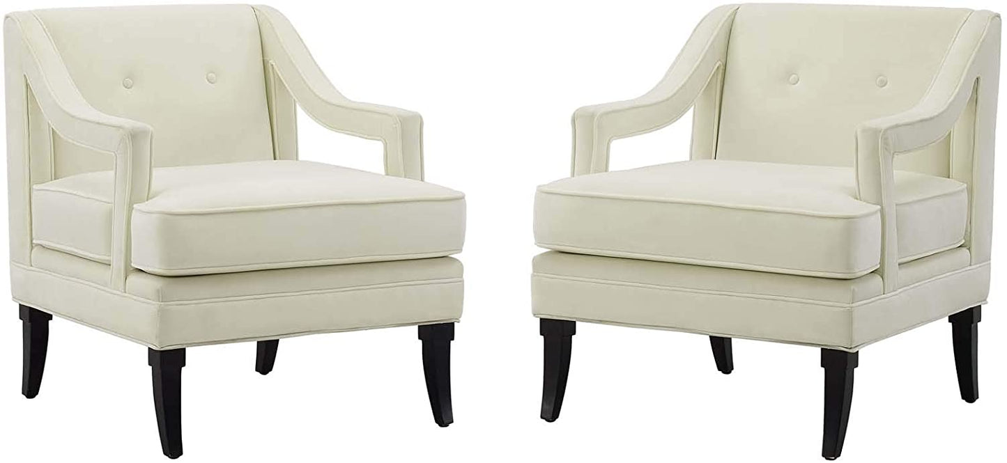 Concur Living Room Set Performance Velvet Set of 2 Modway | Armchairs | 
