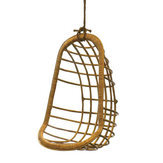 Two's Company Hanging Rattan Chair