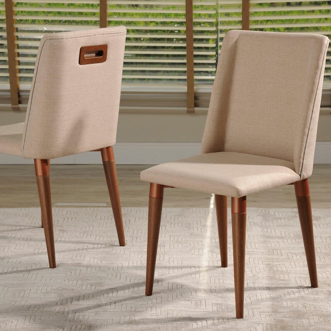 Manhattan Comfort Tampa Dining Chair with Back Handle Design