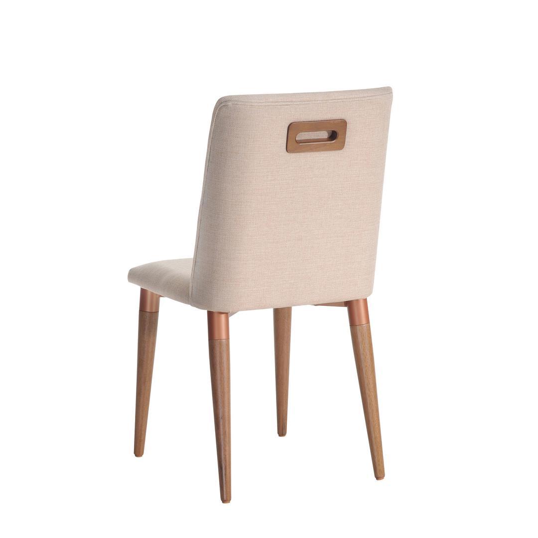 Manhattan Comfort Tampa 2-Piece Dining Chair with Back Handle Design