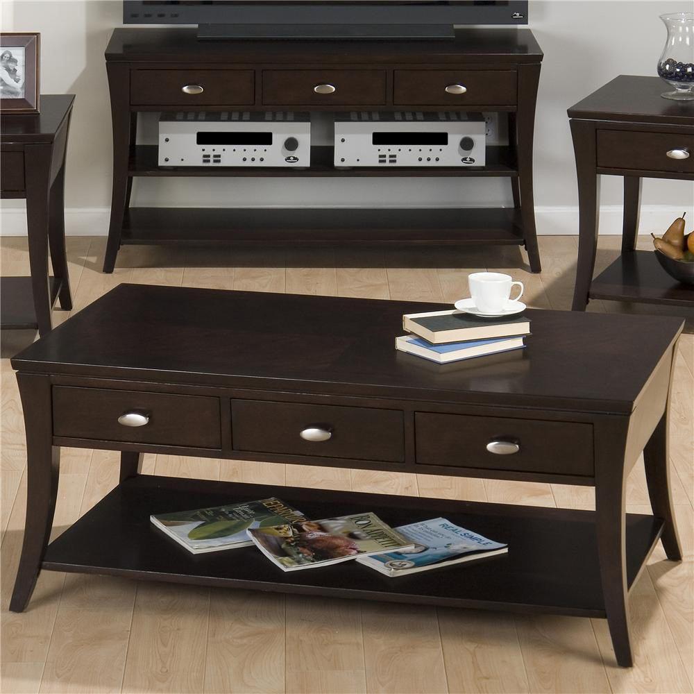 Jofran Manhattan Espresso Cocktail Table