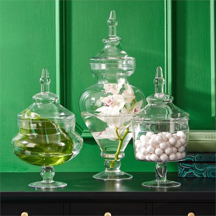 Two's Company Chateau S/3 Botanical Jars