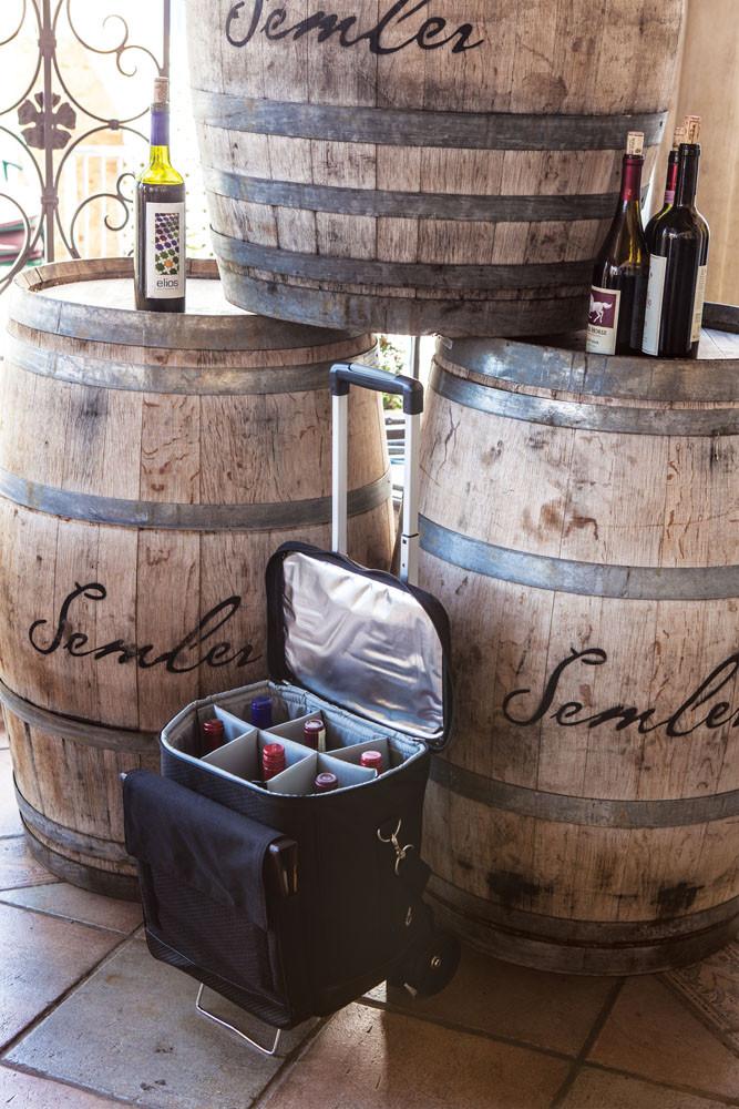 Picnic Time Cellar Wine Tote and Cooler - Set of 2