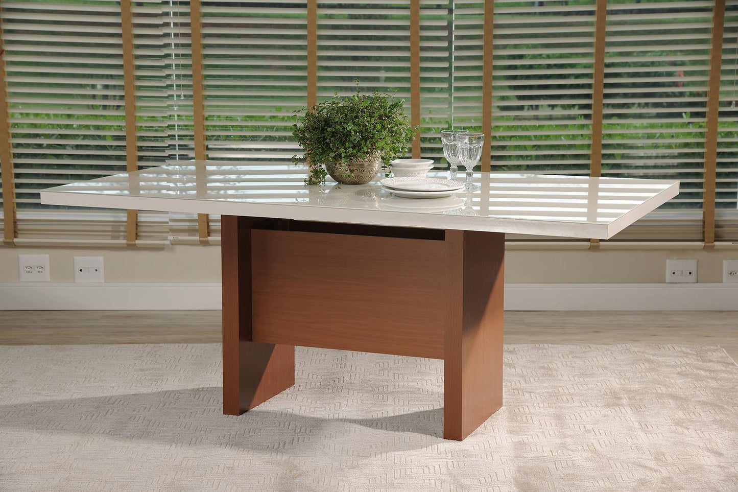 Manhattan Comfort Dover 72.04" Modern Rectangle Dining Table