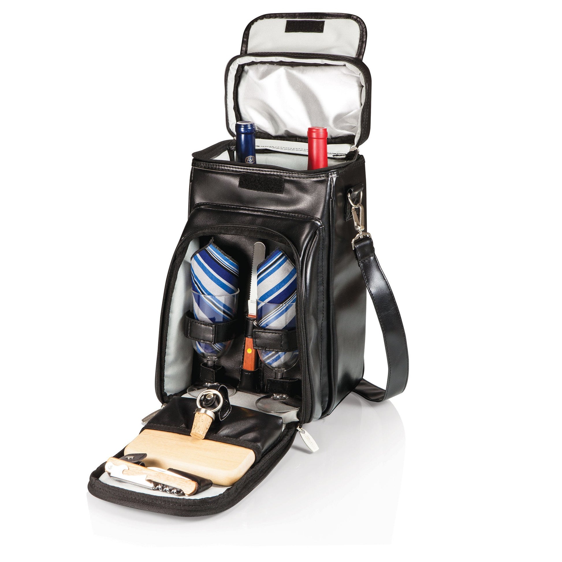 Picnic Time Serenata Wine Tote - Set of 2