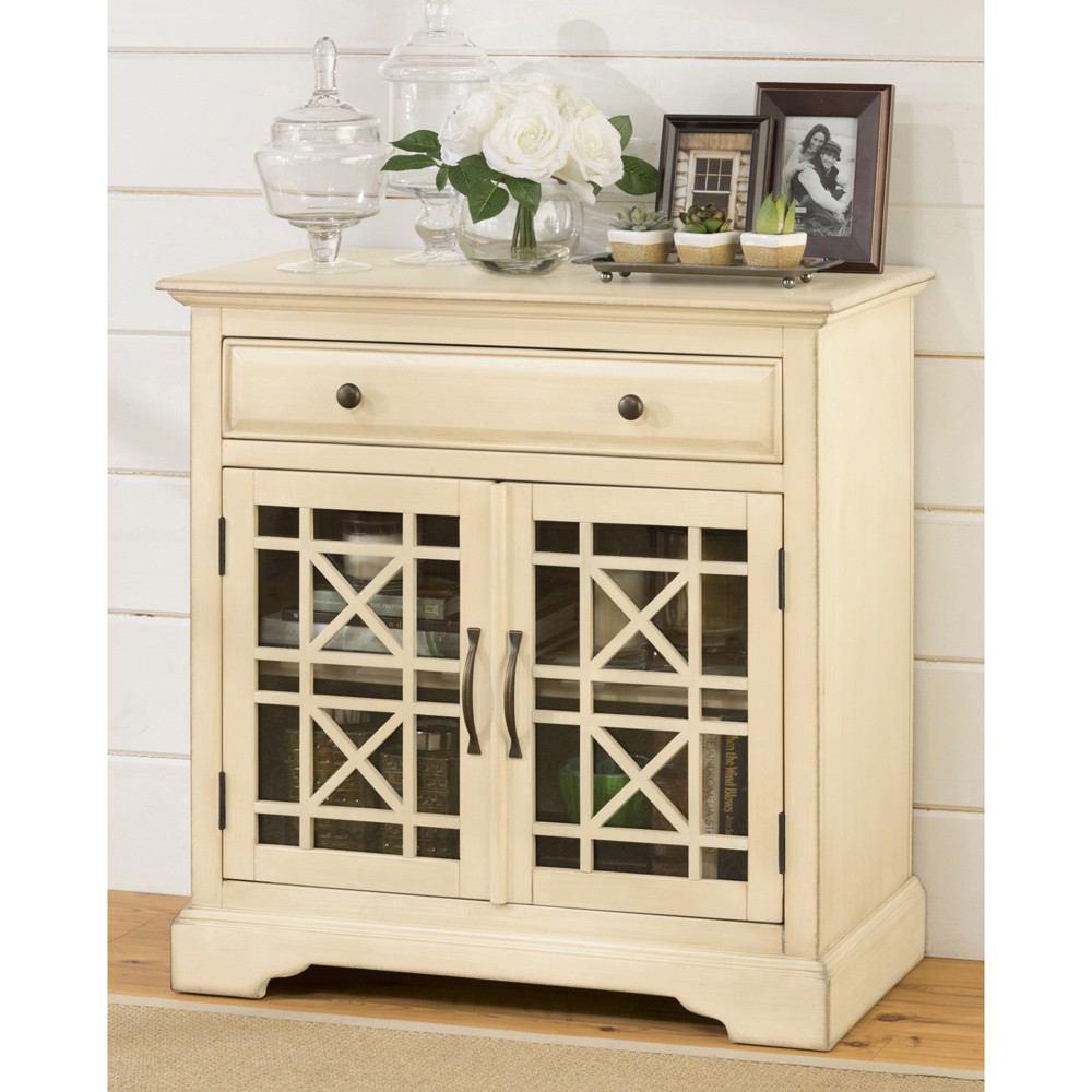 Jofran Craftsman Antique Cream Accent Chest