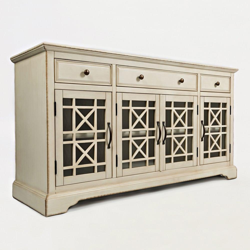 Jofran Craftsman Antique Cream 60" Media Unit