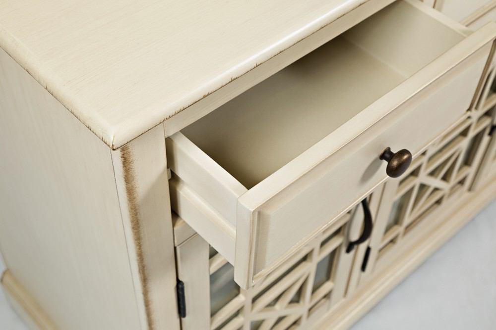 Jofran Craftsman Antique Cream 60" Media Unit