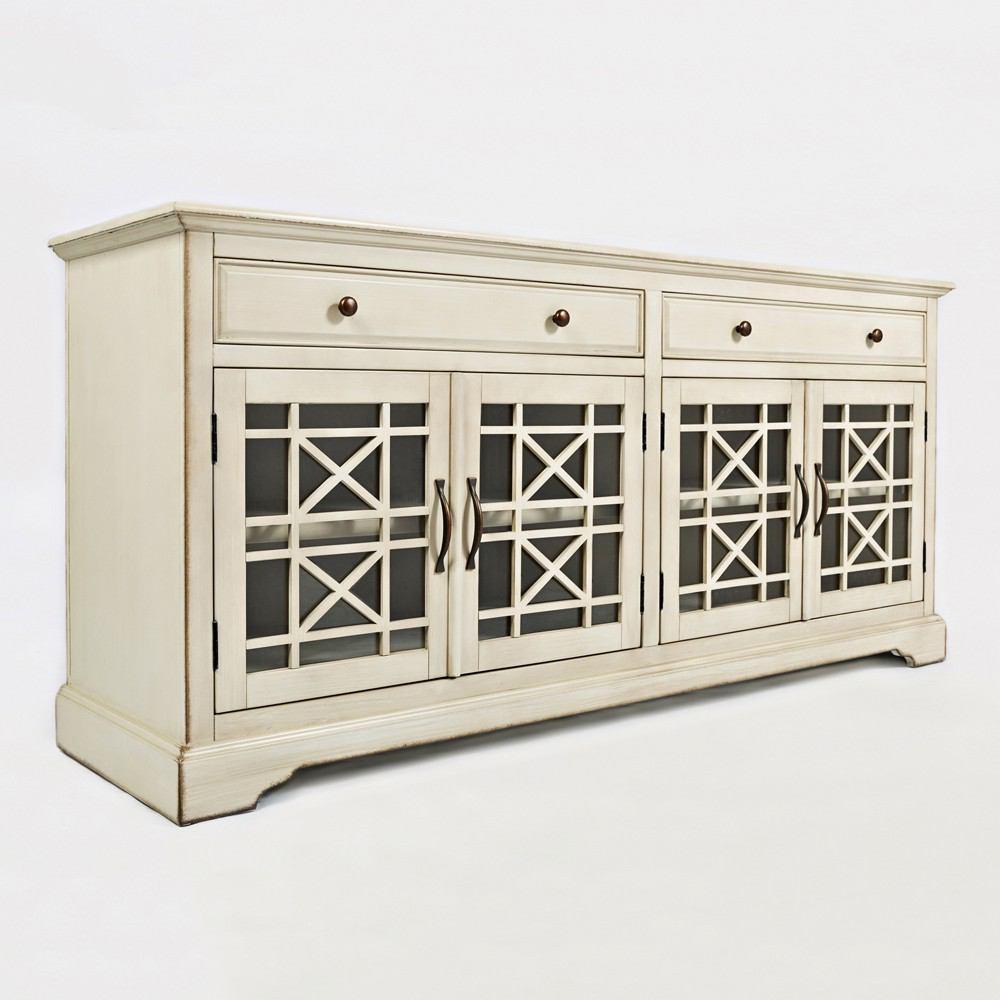 Jofran Craftsman Antique Cream 70" Media Unit