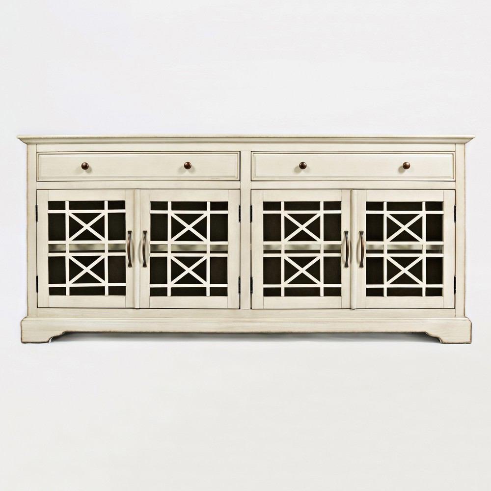 Jofran Craftsman Antique Cream 70" Media Unit